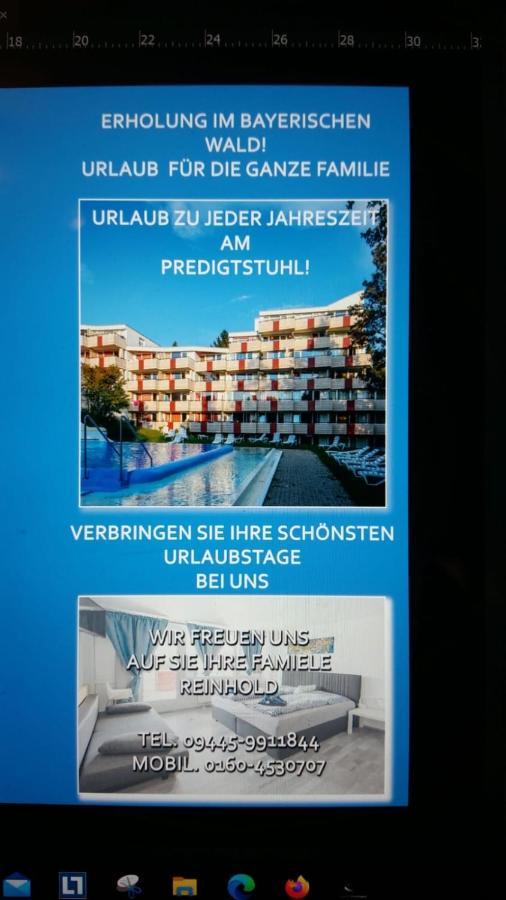 Ferienwohnung Reinhold Im Predigtstuhl Resort Sankt Englmar Zewnętrze zdjęcie